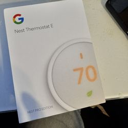 Google Nest Thermostat E (Nest Pro Edition) Good Condition