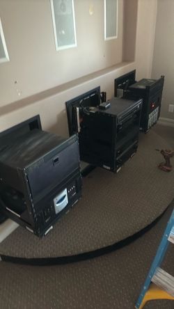 Entertainment system electronics for home movie theater