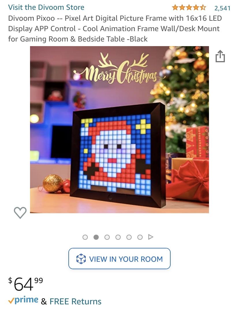 DiVoom Pixoo Pixel Art Digital Frame