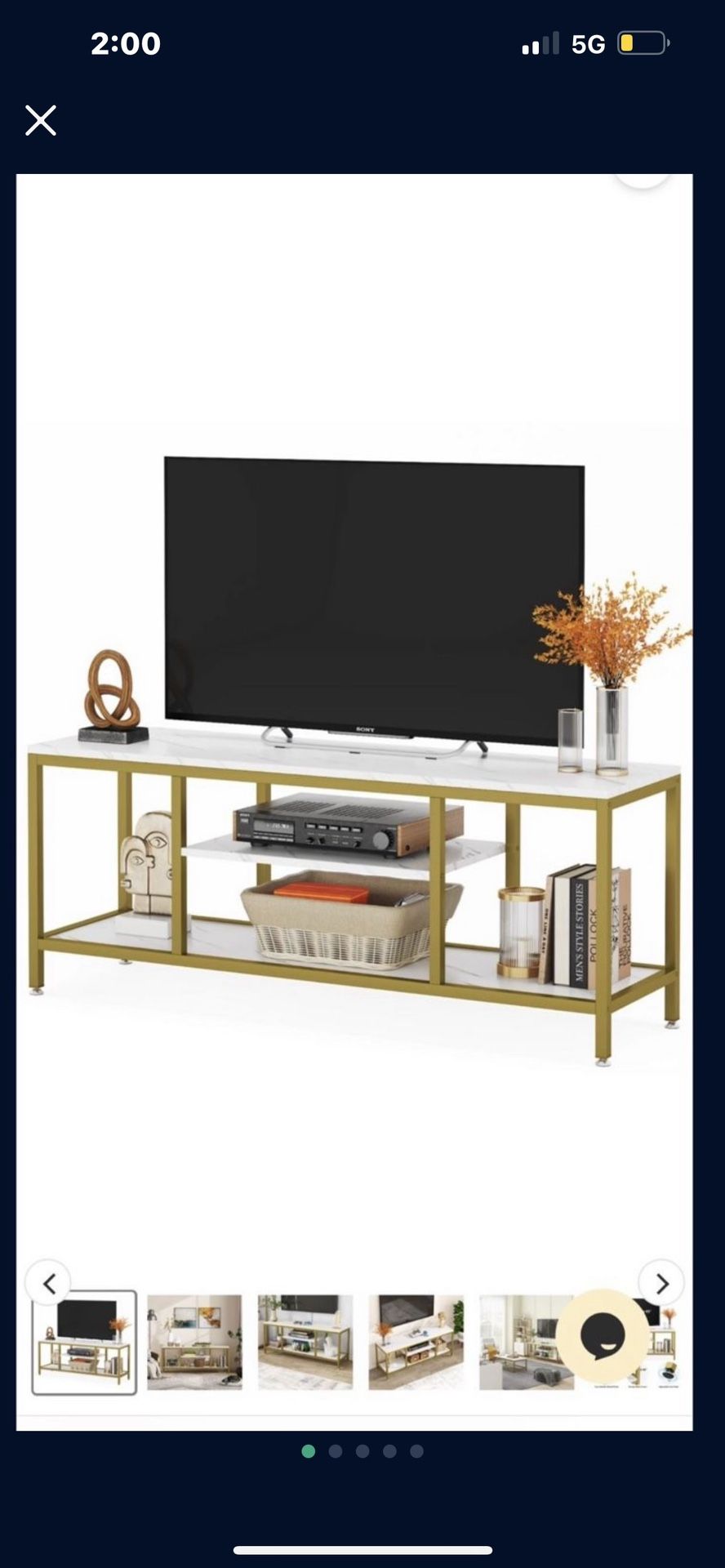 New Tv Stand /console Table New In Box
