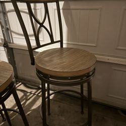 Wood Iron stools
