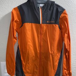 Kids Large Columbia Orange Hooded Jacket