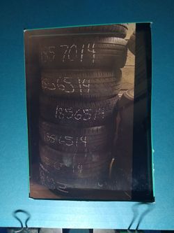 TIRE 185 65 14 each Installed ELMOFLES