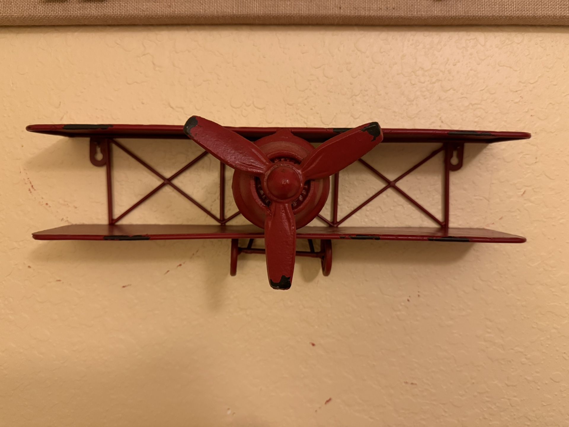 Red Airplane Mini Shelf