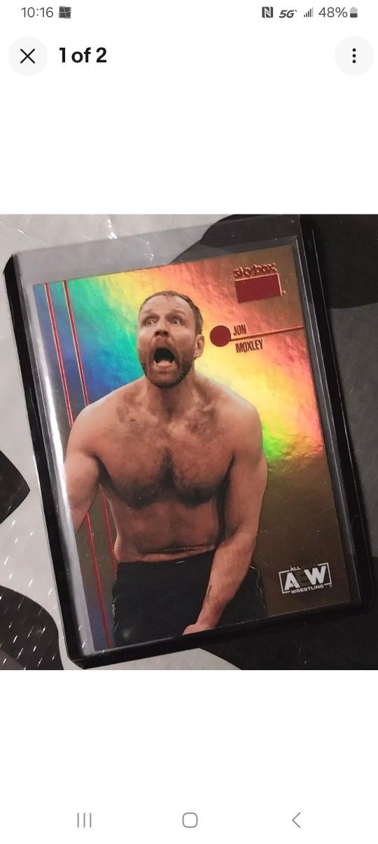 AEW Card Jon Moxley Gold Premium Wrestling WWE