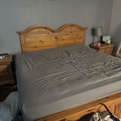 Free king bed frame