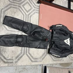 Black Dainese Jacket And Pants