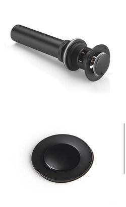 Pop up bathroom sink drains
