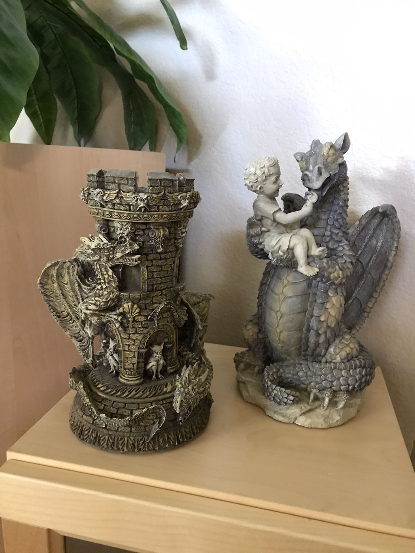 Dragon candle holder and sculpture