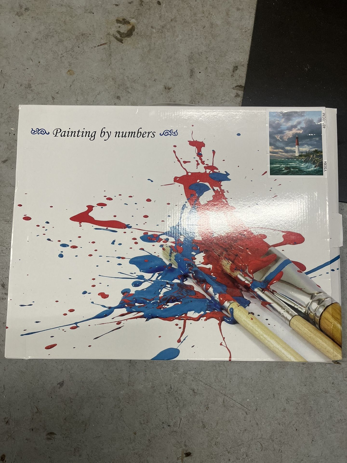 Paint by Numbers Lighthouse by The Sea 16x20”