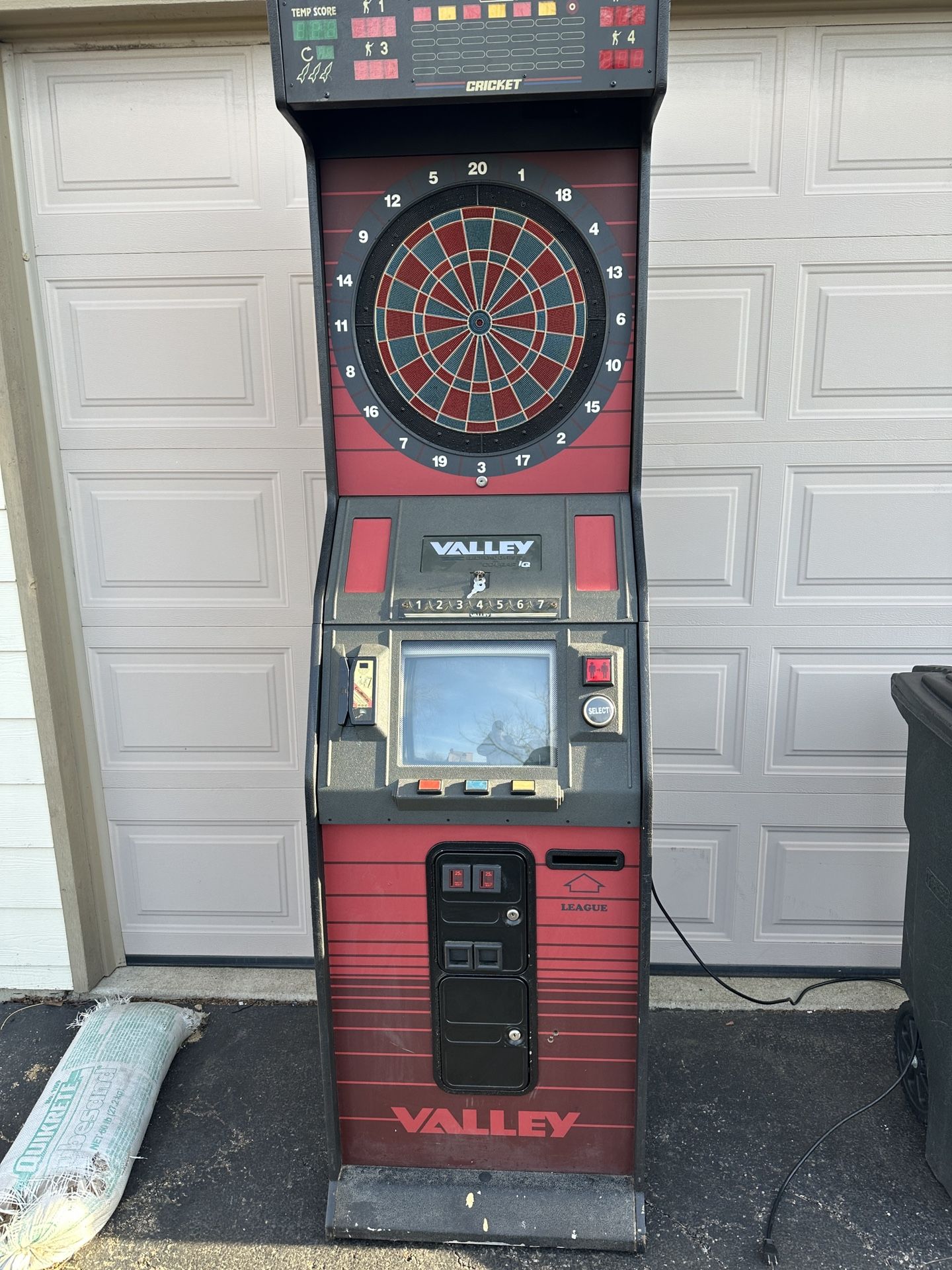 valley cougar iq dart board dartboard dart machine arcade
