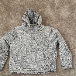 Pink Sherpa Pull Over Sweater 