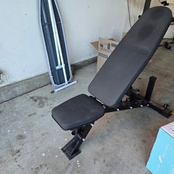 Weight Lifting Bench And Set