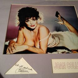 Joan Collins Autograph And Photo