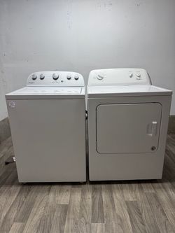 Whirlpool washer and dryer laundry