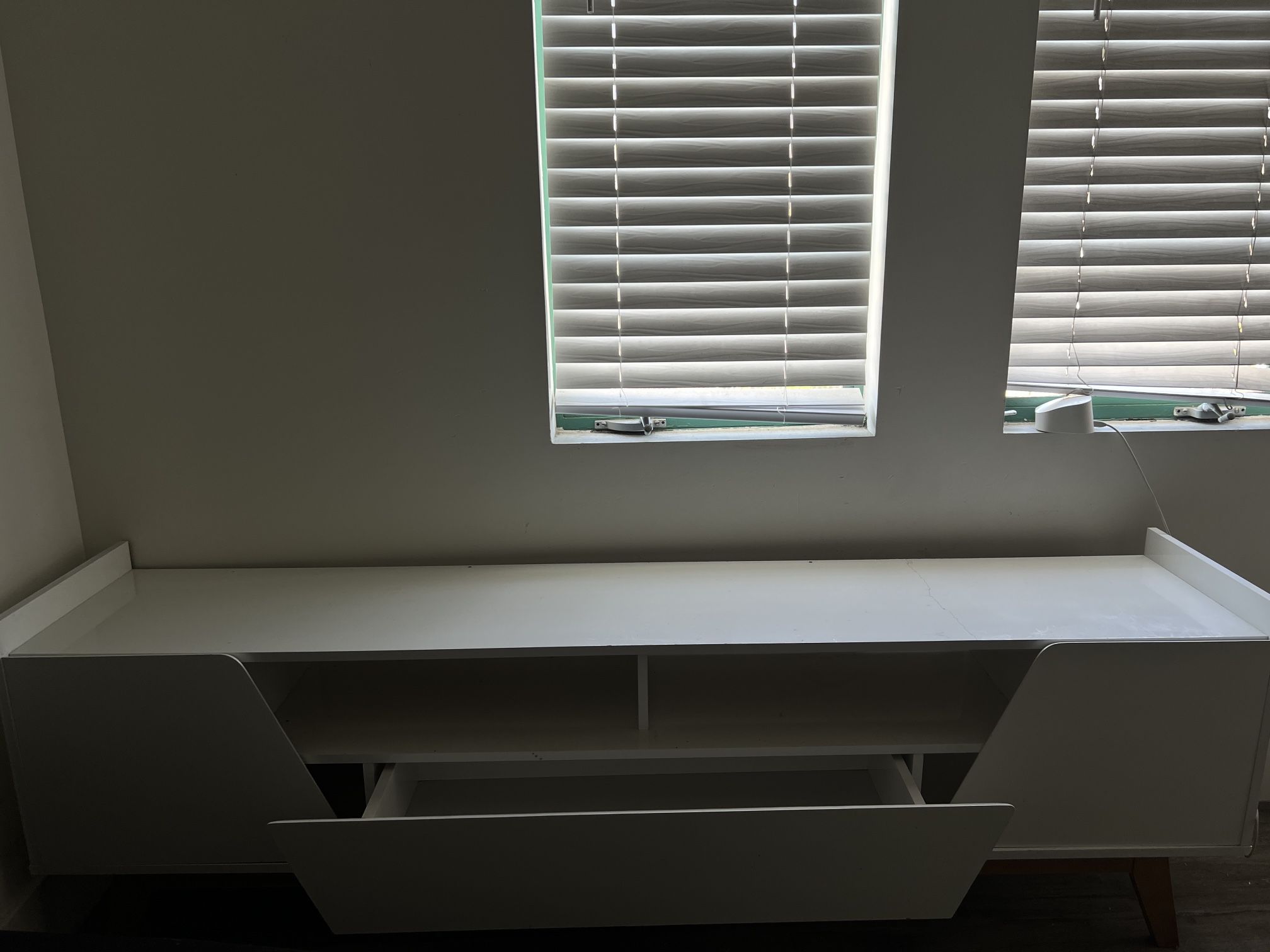 FREE 56” Media Console (white)