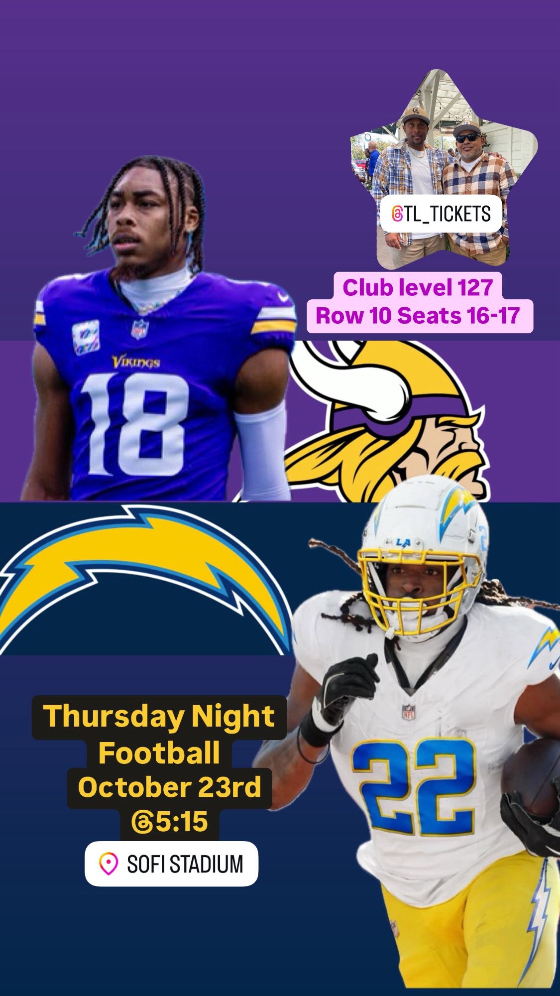 Vikings Vs Chargers (TNF)