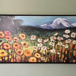 Mt. Rainier Landscape Canvas Print