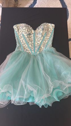 Sherri Hill Teal Dress