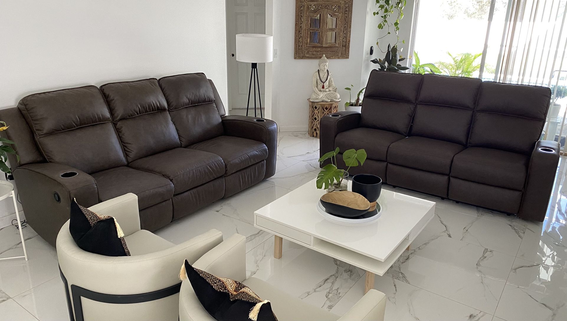 Sofas (2) LIKE NEW Recliners EXTRA Comfy READ FIRST!