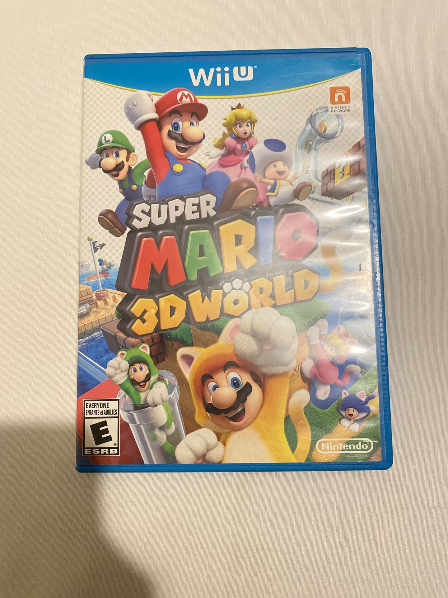 Super Mario 3D World (Nintendo Wii U, 2013) Complete W/Case & Booklet