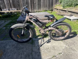 Aostirmotor S18 All Terrain 1500W 48V Full Suspension Mountain Electric Bike - Snakeskin  with an EXTRA WHEEL/TIRE comes with charger and keys