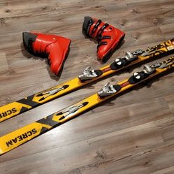 Salomon X-Scream Skis + Boots
