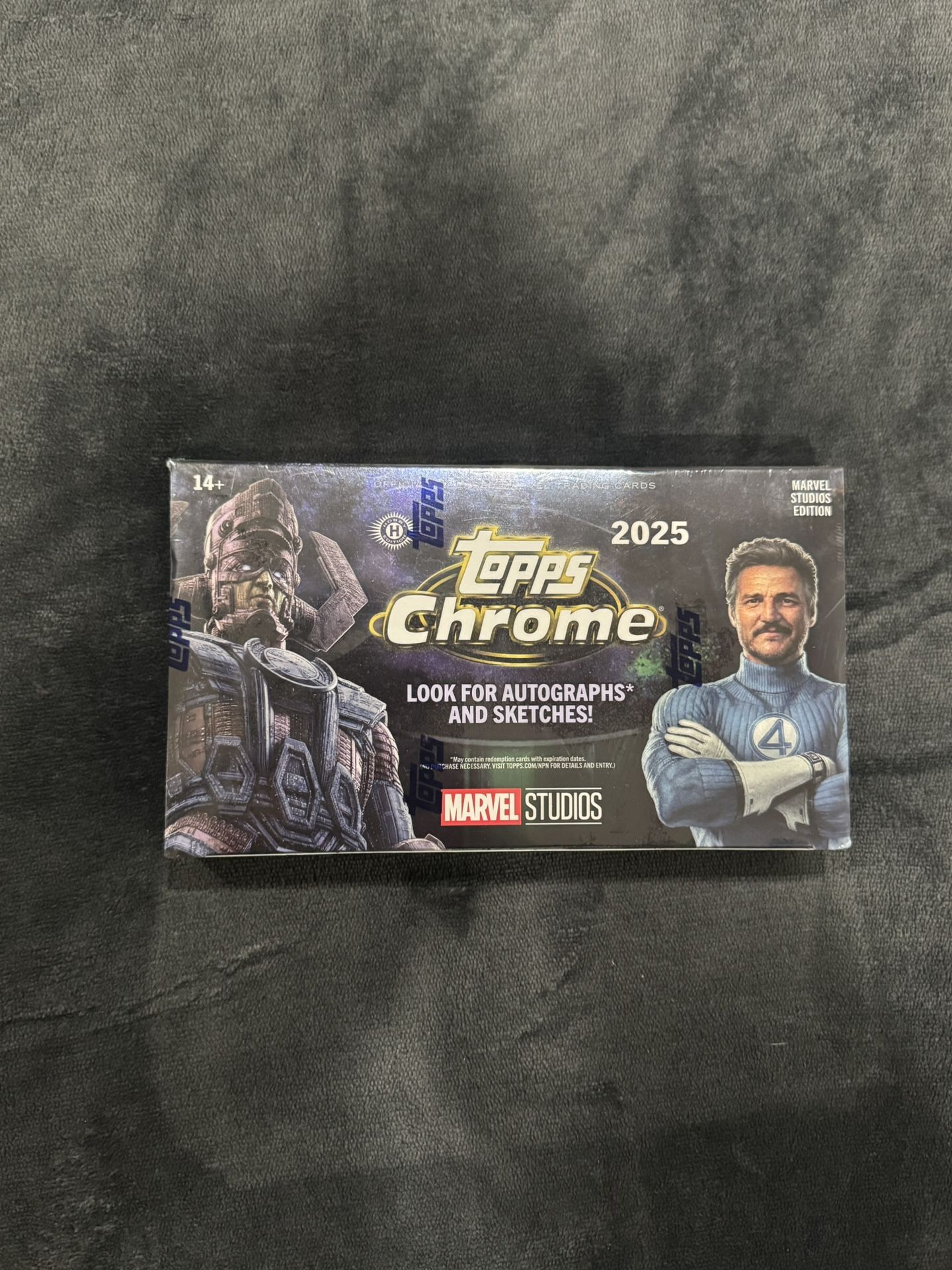 2025 TOPPS CHROME MARVEL STUDIOS FACTORY SEALED HOBBY BOX