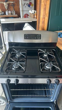 GE Stainless Steel Gas Range Stove