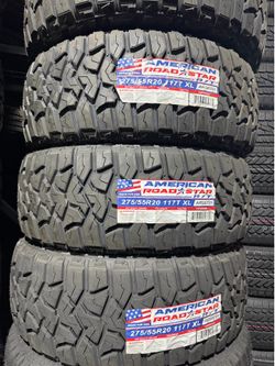 275/55/20 AMERICAN ROAD STAR 4 NEW TIRES INSTALLED ✅ INSTALADAS ✅ 🔥 WE DO COMPUTER ALIGMENT ✅