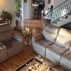 2 Couches For Sale  “Recliner Not Functional” 