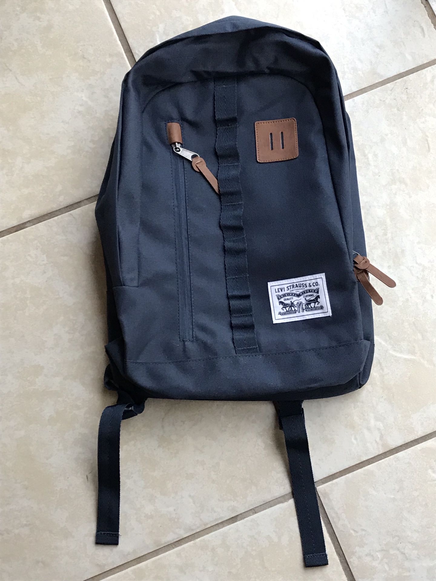 Levi's Backpack Canvas w /Laptop Padded Sleeve NEW