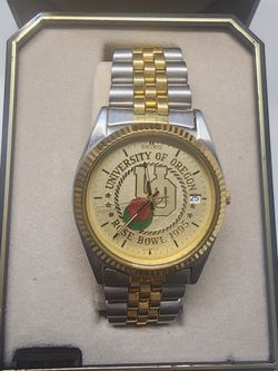 Vintage Rose Bowl University Of Oregon Watch