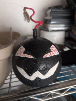 Handmade Halloween Bomb Decoration