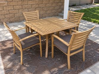 Aluminum 5 Piece Dining Set