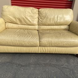 Leather Couch 