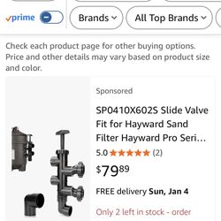 Slide Valve Fit Hayward Pump Parts