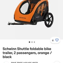 schwinn bike trailer thingy
