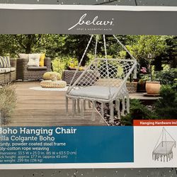 Boho Square Trending Outdoor Crochet Swing 