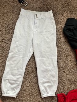 White Wilson Youth MED Softball/Baseball Pants