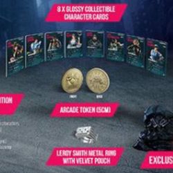 Tekken 8 Bonus Content Premium Collector Ring Arcade Gold Coins Card Character X
