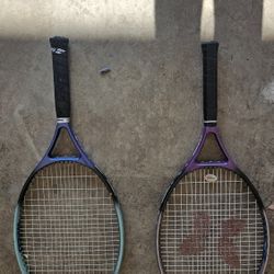  Vintge Tennis Rackets 