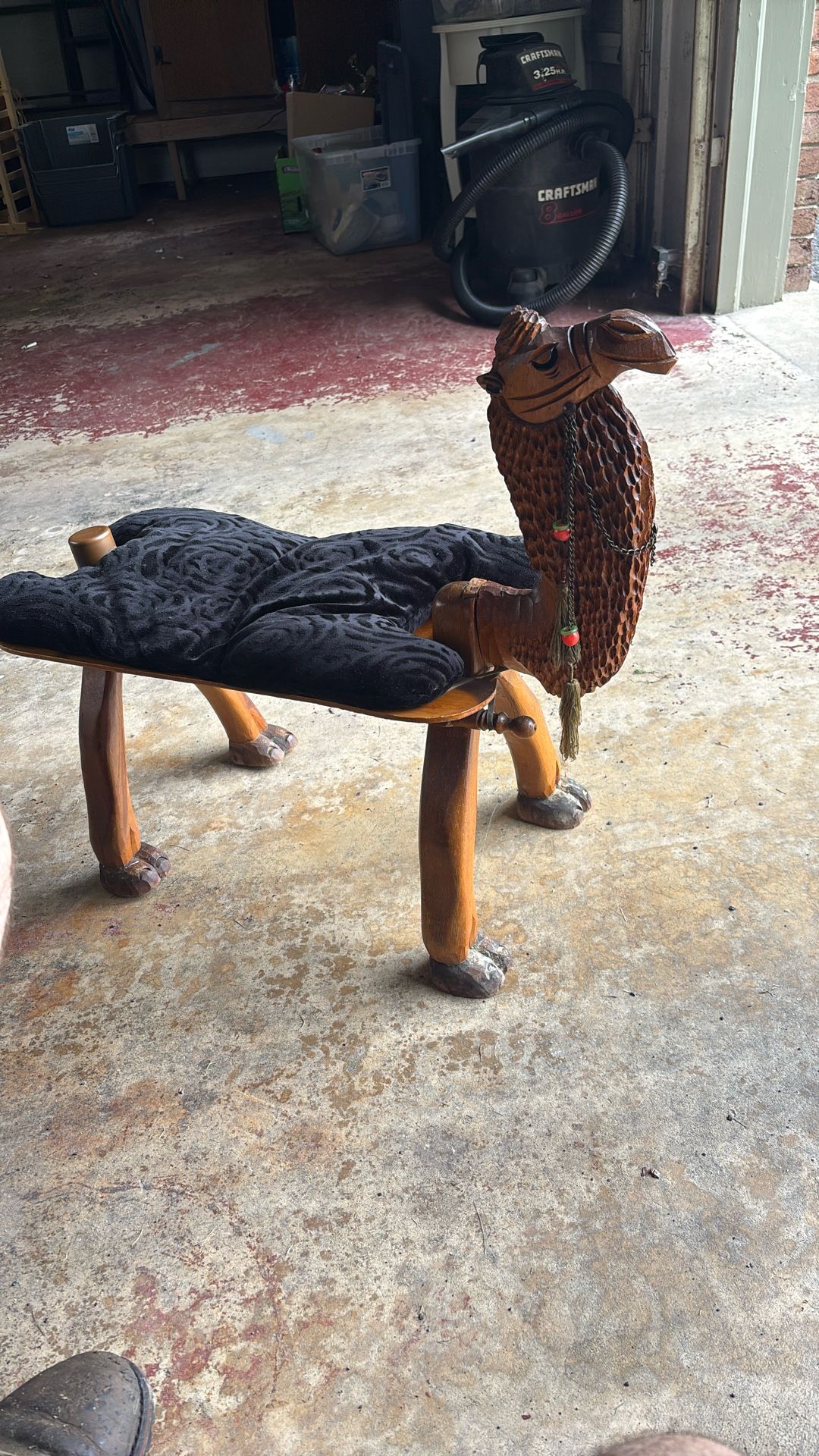 Wooden Camel  Foot Rest 