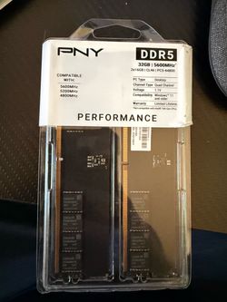 PNY 32GB DDR5 5600 Desktop RAM Kit