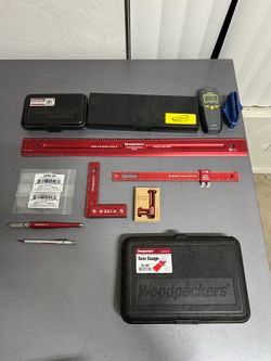Woodpeckers Woodworking layout measure tool lot