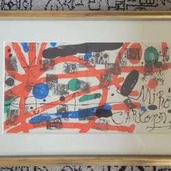 Joan Miro cover of Derriere le Miroir. N° 151 - 152. Mai 1965. 30x20
