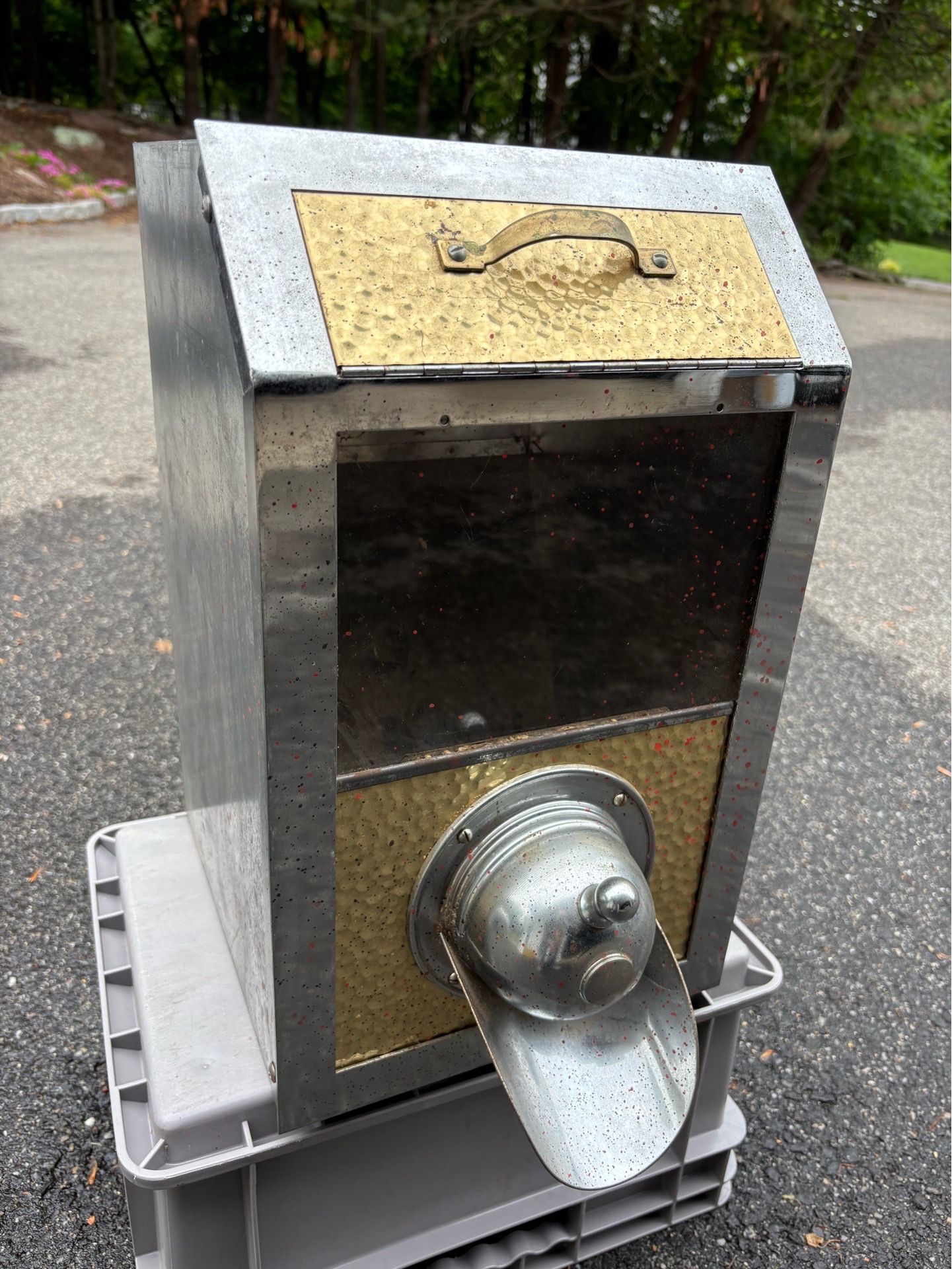 Vintage Commercial Coffee Bean Dispenser