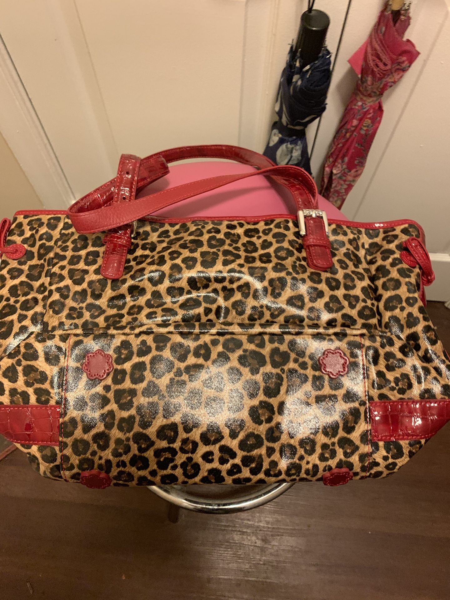 Animal Brighton Tote NWT Vinyl covered