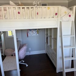 Pottery Barn Kids Ava Regency Loft Bed (full)