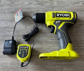 RYOBI ONE+ 18V 3/8" Cordless Drill PCL201 w/ Charger Open Box No Battery